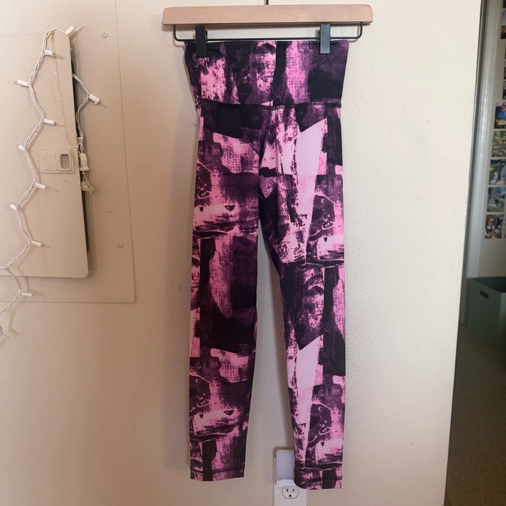 lululemon athletica Pink and Purple Leggings